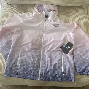 New Balance Gradient Pink and Purple Jacket